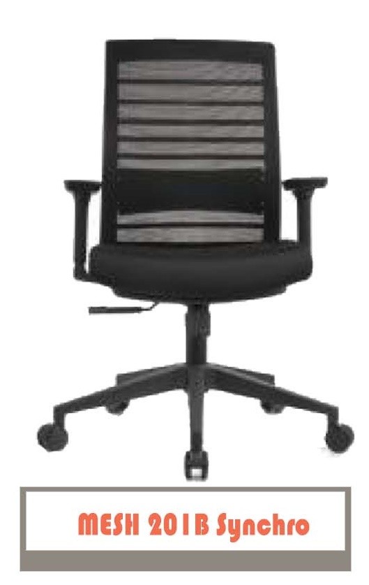 Kursi Kantor Staff CARRERA MESH 201B SYNCHRO