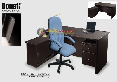 Meja Kantor Donati Meja L type DD-1 (Melamic Series)
