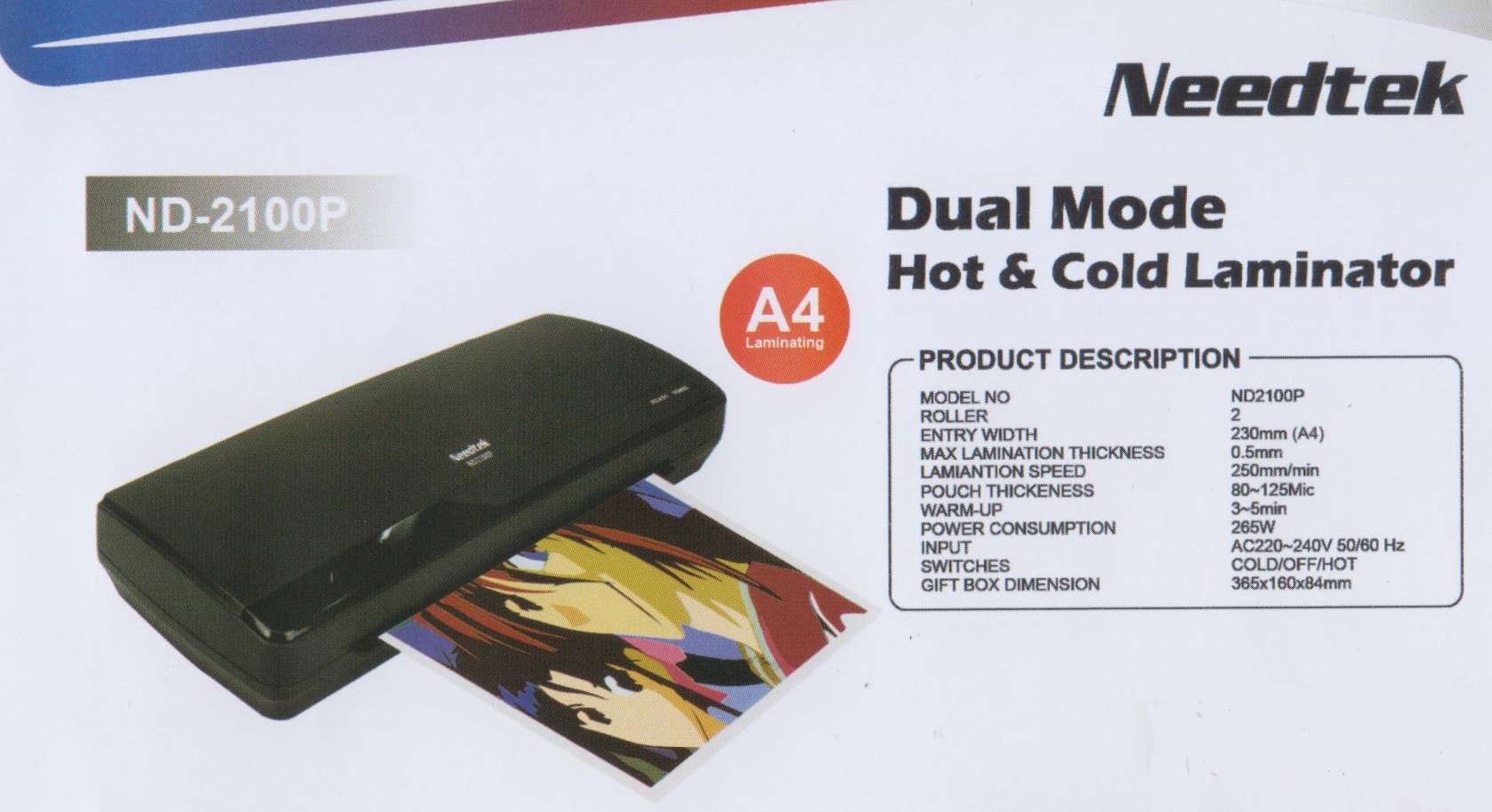 Mesin Laminating Needtek ND-2100P