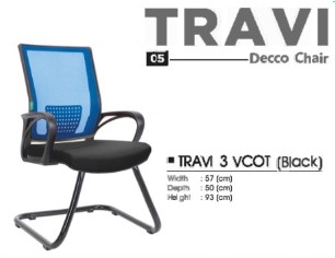 Kursi Kantor Decco TRAVI 3 VCOT