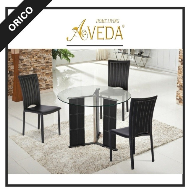 MEJA MAKAN AVEDA ORICO BLACK