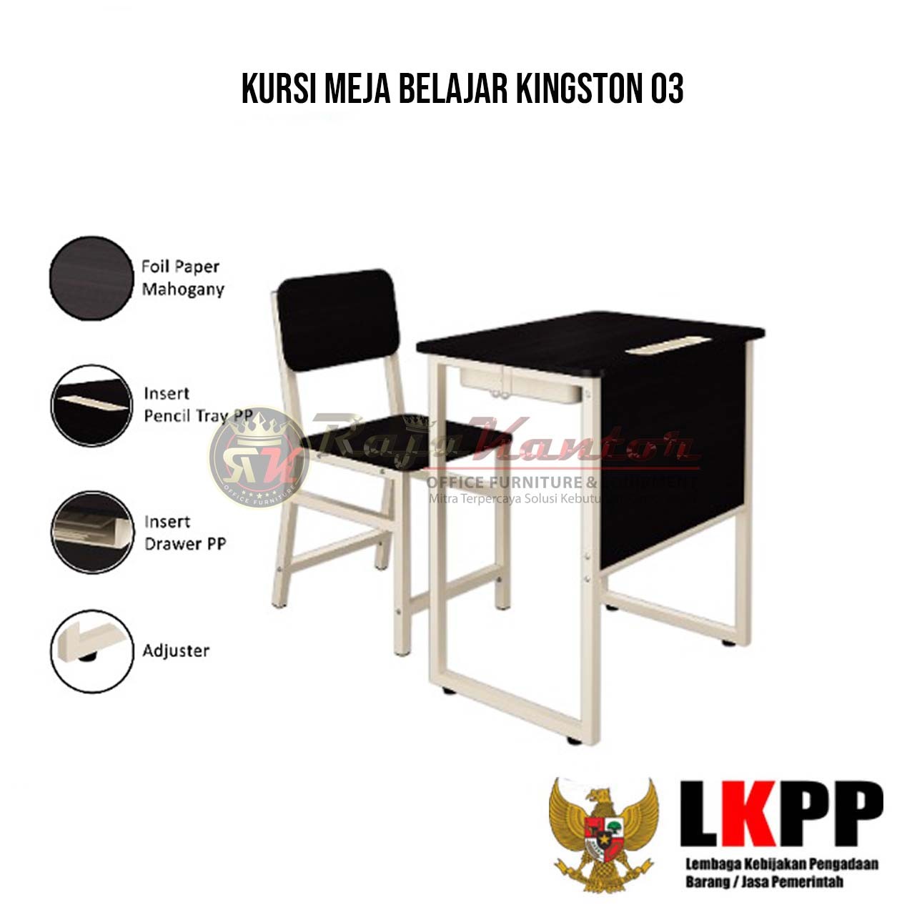 KURSI MEJA BELAJAR KINGSTON 03