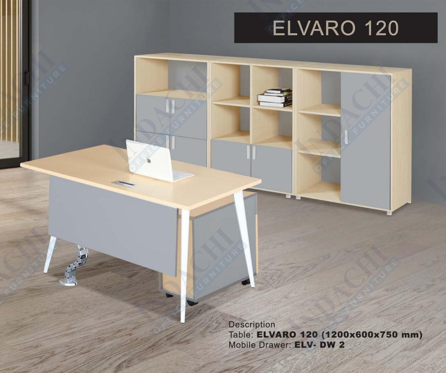 Meja Kantor Indachi Elvaro 120