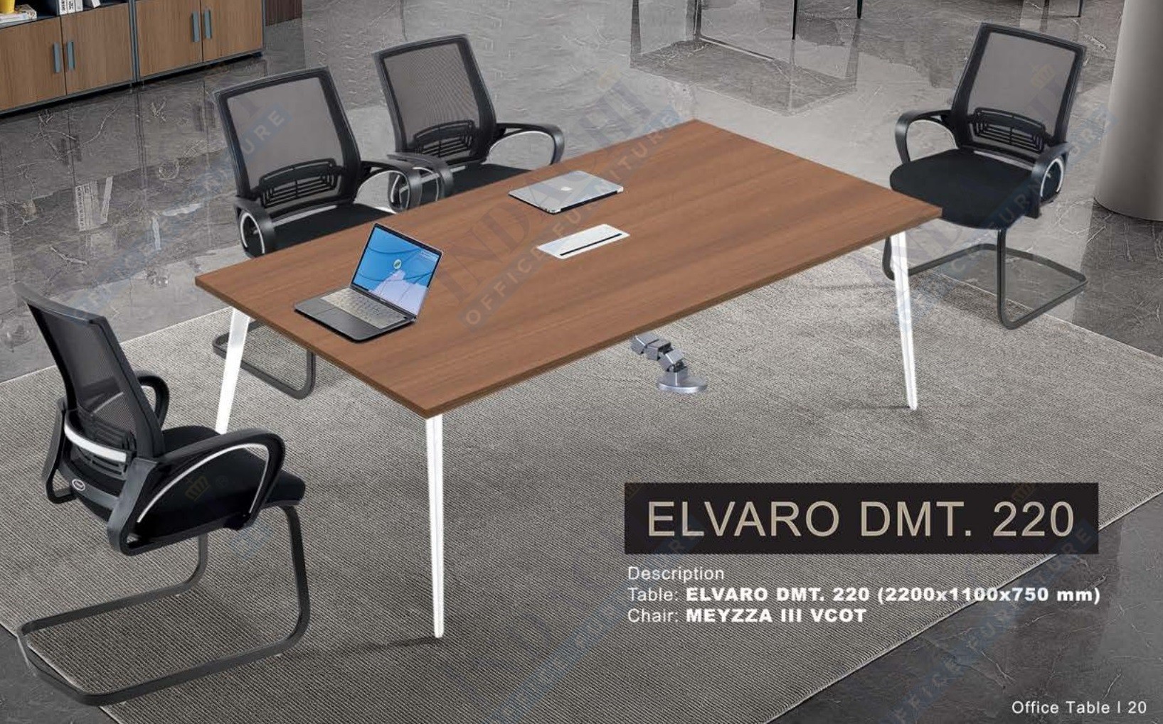 Meja Kantor Indachi Elvaro DMT 220