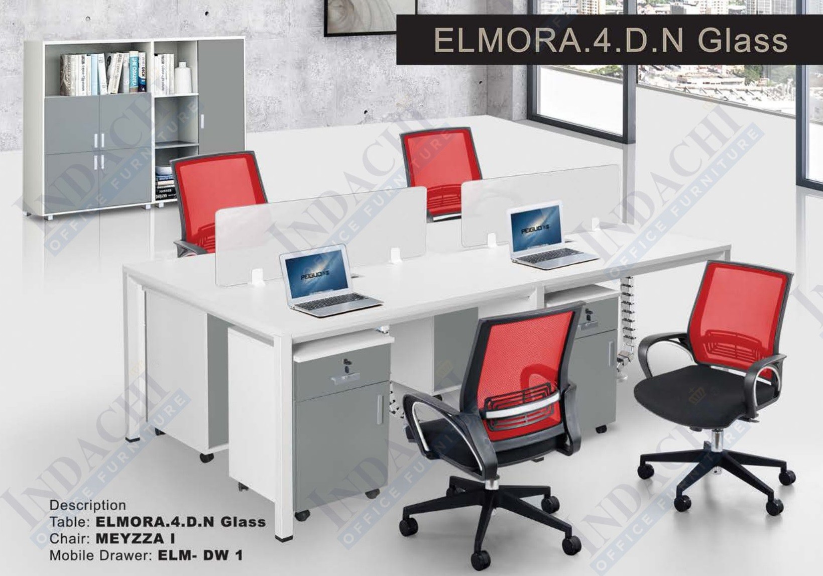 Partisi Kantor Indachi Elmora 4 DN