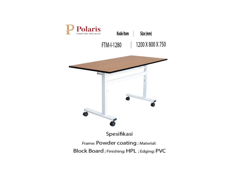 MEJA KANTOR LIPAT POLARIS FTM-I-1280