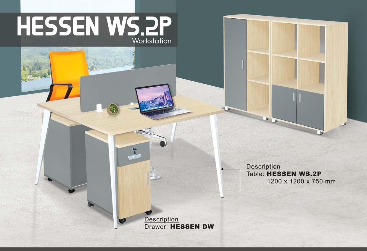 Meja Kantor Donati Hessen WS 2P