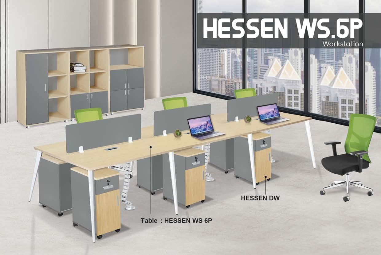Meja Kantor Donati Hessen WS 6P